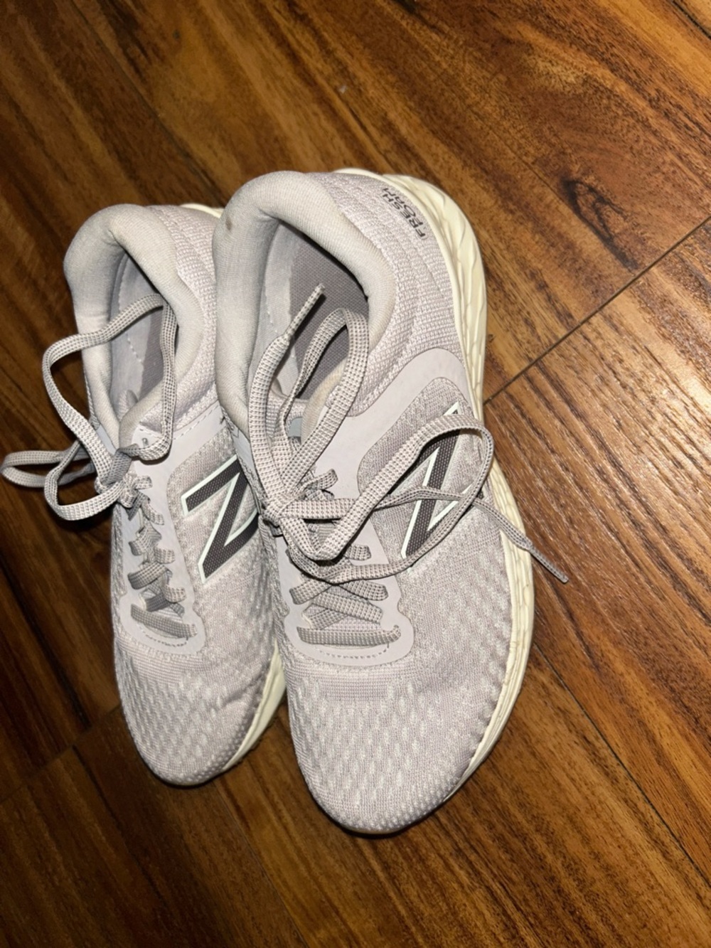 New Balance Women's Athletic Sneakers in Light purple and Off-White